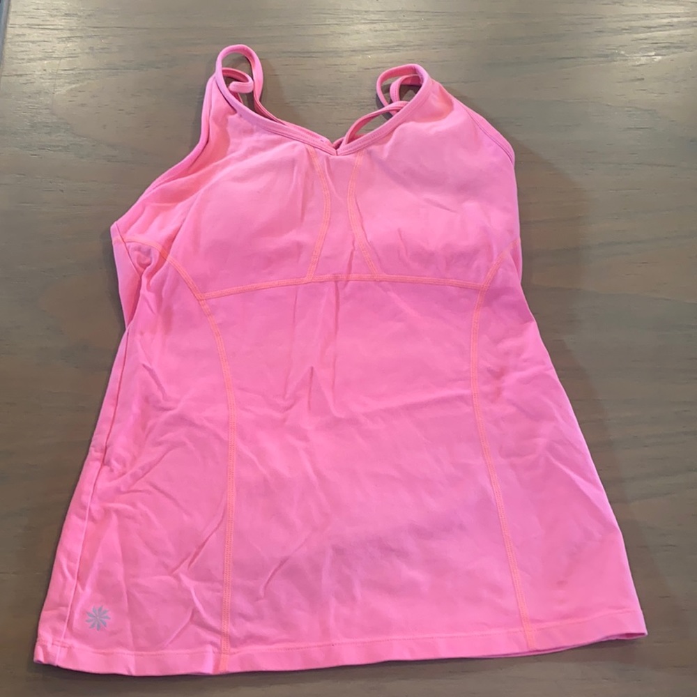 Athleta Pink Strappy Tank Top